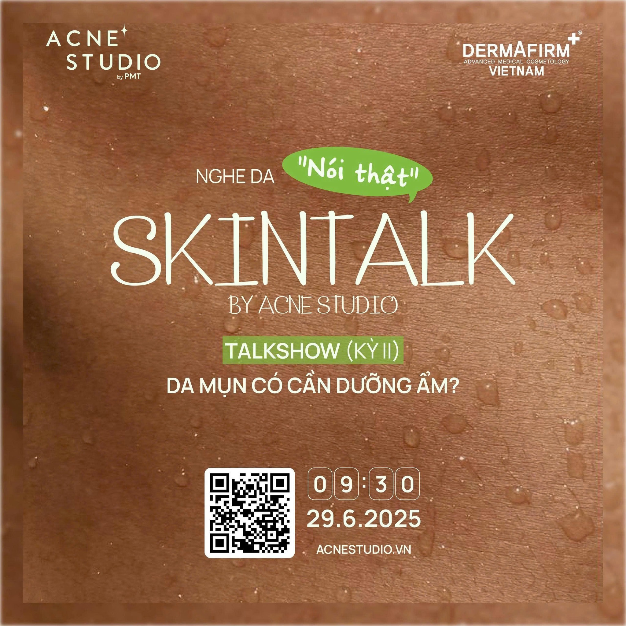 SKINTALK by ACNE STUDIO – DA MỤN CÓ CẦN DƯỠNG ẨM