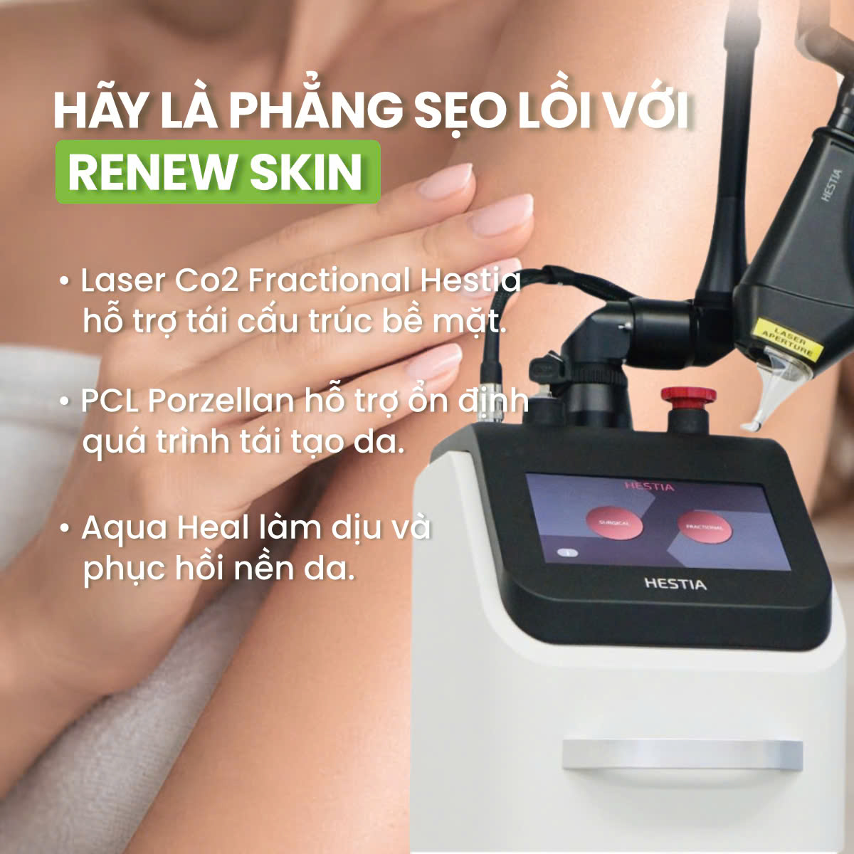 Bộ ba công nghệ đỉnh cao giúp tái sinh bề mặt da phẳng mịn